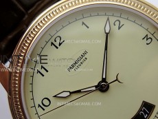 Tonda pf RG VRF Best Eidtion Ivory Dial Rose Gold Handset on Brown Leather Strap PF331