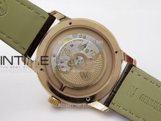 Tonda pf RG VRF Best Eidtion Ivory Dial Rose Gold Handset on Brown Leather Strap PF331