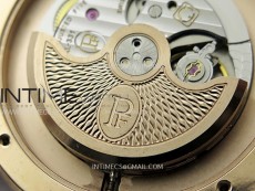 Tonda pf RG VRF Best Eidtion Ivory Dial Rose Gold Handset on Brown Leather Strap PF331