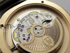 Tonda pf RG VRF Best Eidtion Ivory Dial Rose Gold Handset on Brown Leather Strap PF331
