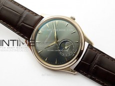Master Ultra Thin Moon 136255J RG ZF 1:1 Best Edition Gray Dial on Brown Leather Strap V3 SA925 Super Clone