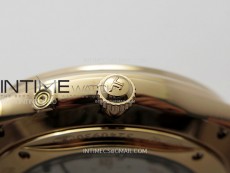 Master Ultra Thin Moon 136255J RG ZF 1:1 Best Edition Gray Dial on Brown Leather Strap V3 SA925 Super Clone