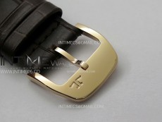 Master Ultra Thin Moon 136255J RG ZF 1:1 Best Edition Gray Dial on Brown Leather Strap V3 SA925 Super Clone