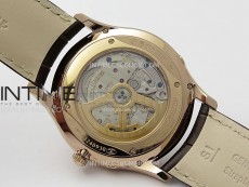 Master Ultra Thin Moon 136255J RG ZF 1:1 Best Edition Gray Dial on Brown Leather Strap V3 SA925 Super Clone