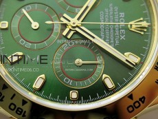 Daytona 116508 YG APSF 1:1 Best Edition Green Dial on YG Bracelet SH4130