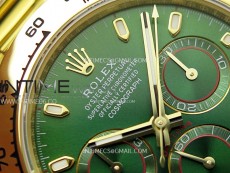 Daytona 116508 YG APSF 1:1 Best Edition Green Dial on YG Bracelet SH4130