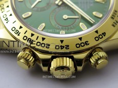 Daytona 116508 YG APSF 1:1 Best Edition Green Dial on YG Bracelet SH4130