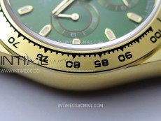 Daytona 116508 YG APSF 1:1 Best Edition Green Dial on YG Bracelet SH4130