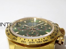 Daytona 116508 YG APSF 1:1 Best Edition Green Dial on YG Bracelet SH4130
