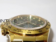 Daytona 116508 YG APSF 1:1 Best Edition Green Dial on YG Bracelet SH4130