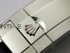 Daytona 116519 904L SS APSF 1:1 Best Edition Black Dial Diamonds Markers on Oysterflex Strap SH4130