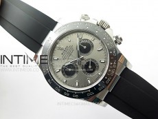 Daytona 116519 904L SS APSF 1:1 Best Edition Gray Dial Sticks Markers on Oysterflex Strap SH4130