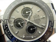 Daytona 116519 904L SS APSF 1:1 Best Edition Gray Dial Sticks Markers on Oysterflex Strap SH4130