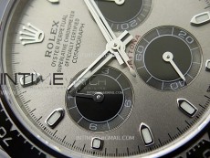 Daytona 116519 904L SS APSF 1:1 Best Edition Gray Dial Sticks Markers on Oysterflex Strap SH4130