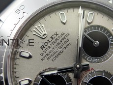 Daytona 116519 904L SS APSF 1:1 Best Edition Gray Dial Sticks Markers on Oysterflex Strap SH4130