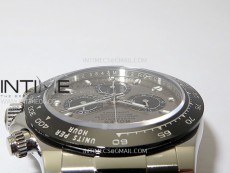 Daytona 116519 904L SS APSF 1:1 Best Edition Gray Dial Sticks Markers on Oysterflex Strap SH4130