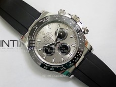 Daytona 116519 904L SS APSF 1:1 Best Edition Gray Dial Sticks Markers on Oysterflex Strap SH4130