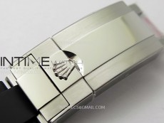 Daytona 116519 904L SS APSF 1:1 Best Edition Gray Dial Sticks Markers on Oysterflex Strap SH4130