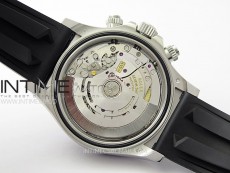 Daytona 116519 904L SS APSF 1:1 Best Edition Gray Dial Sticks Markers on Oysterflex Strap SH4130