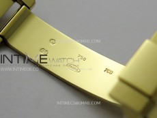 Daytona 116518 YG APSF 1:1 Best Edition Black Dial Gold Subdail on Oysterflex Rubber Strap SH4130