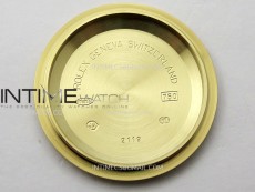 Daytona 116518 YG APSF 1:1 Best Edition Black Dial Gold Subdail on Oysterflex Rubber Strap SH4130