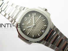 Nautilus 7118 New Version Ladies PPF 1:1 Best Edition Gray Dial on SS Bracelet A324 Super Clone