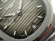 Nautilus 7118 New Version Ladies PPF 1:1 Best Edition Gray Dial on SS Bracelet A324 Super Clone