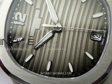 Nautilus 7118 New Version Ladies PPF 1:1 Best Edition Gray Dial on SS Bracelet A324 Super Clone