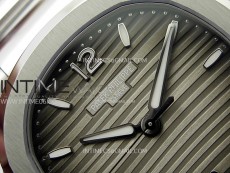 Nautilus 7118 New Version Ladies PPF 1:1 Best Edition Gray Dial on SS Bracelet A324 Super Clone