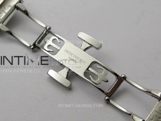 Nautilus 7118 New Version Ladies PPF 1:1 Best Edition Gray Dial on SS Bracelet A324 Super Clone
