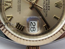 DateJust 36 SS 126231 904L SS/RG VSF 1:1 Best Edition Rose Gold Dial Roman Markers on Jubilee Bracelet VS3235