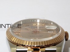 DateJust 36 SS 126231 904L SS/RG VSF 1:1 Best Edition Rose Gold Dial Roman Markers on Jubilee Bracelet VS3235