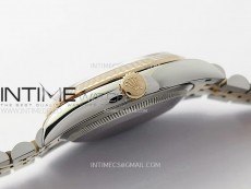 DateJust 36 SS 126231 904L SS/RG VSF 1:1 Best Edition Rose Gold Dial Roman Markers on Jubilee Bracelet VS3235