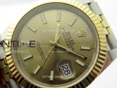 DateJust 41 126333 904L SS/YG VSF 1:1 Best Edition Gold Dial on Jubilee Bracelet VS3235