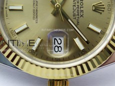 DateJust 41 126333 904L SS/YG VSF 1:1 Best Edition Gold Dial on Jubilee Bracelet VS3235