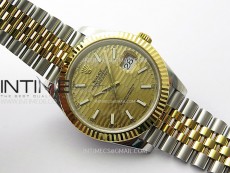 DateJust 41 126333 904L SS/YG VSF 1:1 Best Edition Gold Fluted Dial on Jubilee Bracelet VS3235