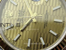 DateJust 41 126333 904L SS/YG VSF 1:1 Best Edition Gold Fluted Dial on Jubilee Bracelet VS3235