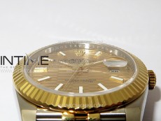 DateJust 41 126333 904L SS/YG VSF 1:1 Best Edition Gold Fluted Dial on Jubilee Bracelet VS3235