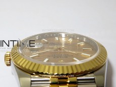 DateJust 41 126333 904L SS/YG VSF 1:1 Best Edition Gold Fluted Dial on Jubilee Bracelet VS3235