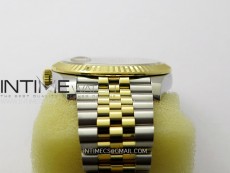 DateJust 41 126333 904L SS/YG VSF 1:1 Best Edition Gold Fluted Dial on Jubilee Bracelet VS3235