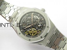 Royal Oak 41mm 15407 SS ZF 1:1 Best Edition Skeleton Dial on SS Bracelet A3132