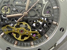 Royal Oak 41mm 15407 SS ZF 1:1 Best Edition Skeleton Dial on SS Bracelet A3132