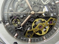 Royal Oak 41mm 15407 SS ZF 1:1 Best Edition Skeleton Dial on SS Bracelet A3132