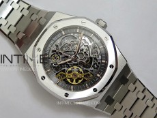 Royal Oak 41mm 15407 SS ZF 1:1 Best Edition Skeleton Dial on SS Bracelet A3132