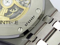 Royal Oak 41mm 15407 SS ZF 1:1 Best Edition Skeleton Dial on SS Bracelet A3132