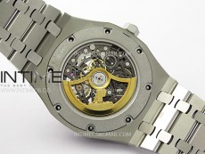 Royal Oak 41mm 15407 SS ZF 1:1 Best Edition Skeleton Dial on SS Bracelet A3132