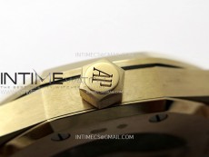 Royal Oak 41mm 15407 RG ZF 1:1 Best Edition Skeleton Dial on RG Bracelet A3132