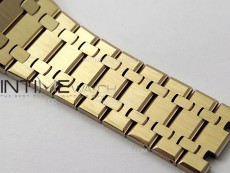 Royal Oak 41mm 15407 RG ZF 1:1 Best Edition Skeleton Dial on RG Bracelet A3132