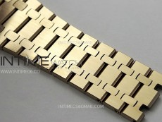 Royal Oak 41mm 15407 RG ZF 1:1 Best Edition Skeleton Dial on RG Bracelet A3132