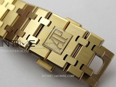 Royal Oak 41mm 15407 RG ZF 1:1 Best Edition Skeleton Dial on RG Bracelet A3132